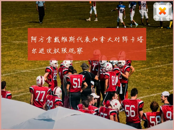 阿方索戴维斯代表加拿大对阵卡塔尔进攻权限观察